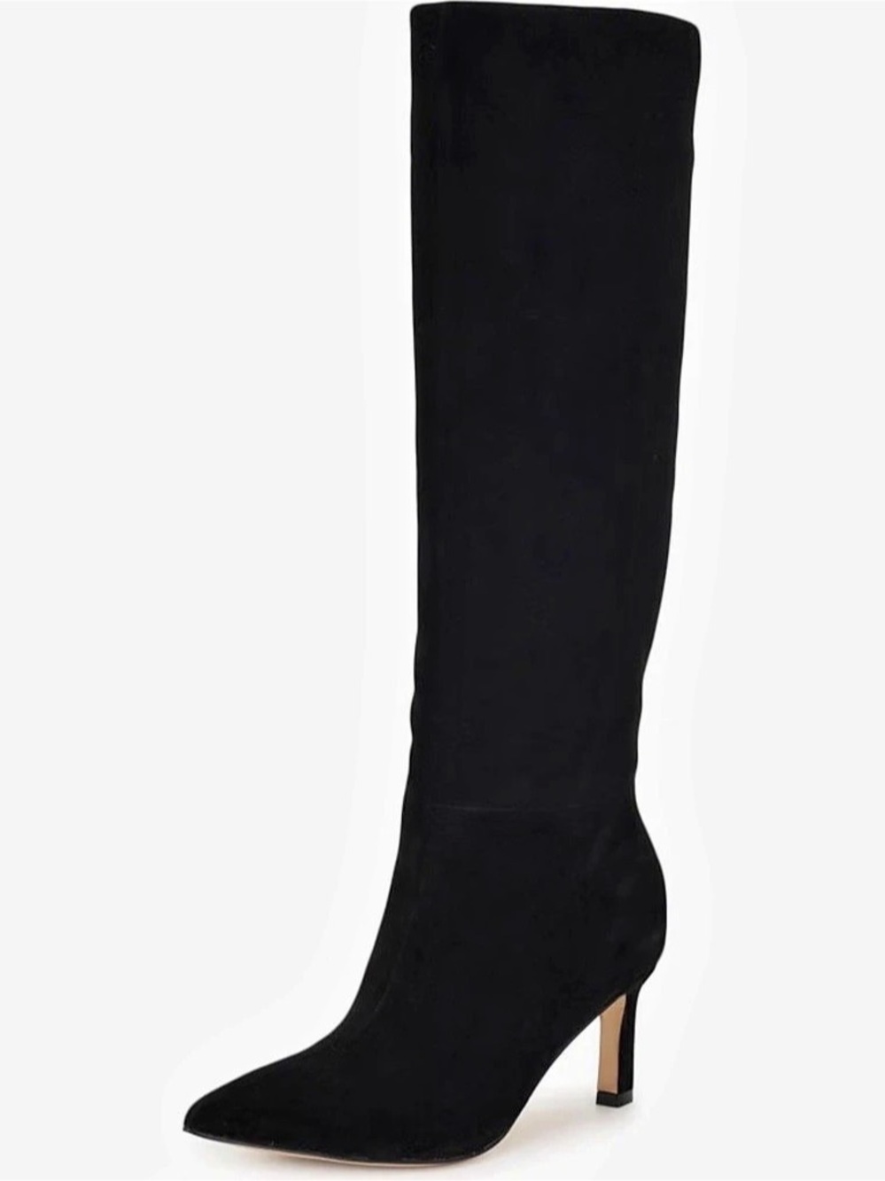 Nine West Lorthey Tall Stiletto Dress Boots in Black US 5